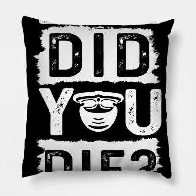 Swimming But Did You Die Throw Pillow Official Swimming Gifts Merch
