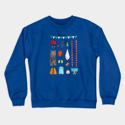 Swimming Gear Crewneck Sweatshirt Official Swimming Gifts Merch