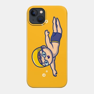 Cute People Swimming Phone Case Official Swimming Gifts Merch