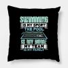 Swimming Throw Pillow Official Swimming Gifts Merch