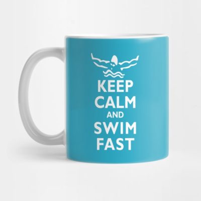 Keep Calm And Swim Fast Butterfly Swimming Mug Official Swimming Gifts Merch