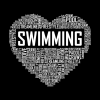 Swimming Heart Tapestry Official Swimming Gifts Merch