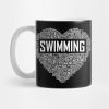 Swimming Heart Mug Official Swimming Gifts Merch