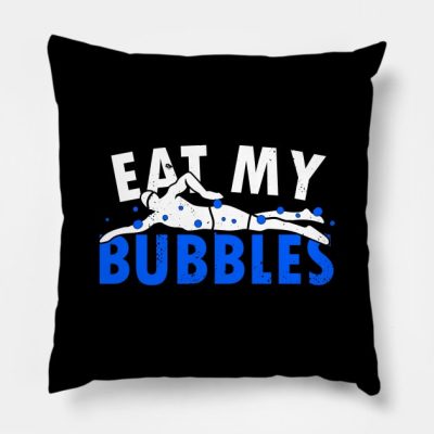 Funny Swimmer Swimming Team Swim Triathlon Gift Throw Pillow Official Swimming Gifts Merch