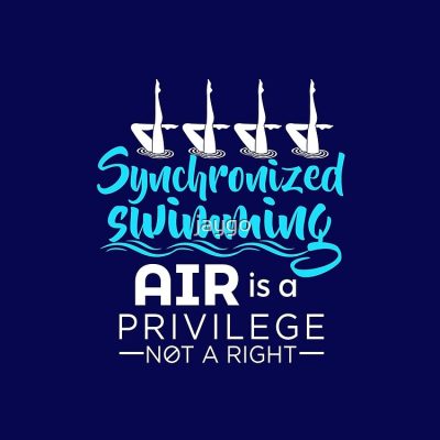 Synchronized Swimming Air Is A Privilege Not A Right Tote Bag Official Swimming Gifts Merch