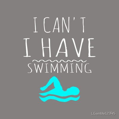 Funny I Can'T I Have Swimming Great Swimmers Gift Tote Bag Official Swimming Gifts Merch