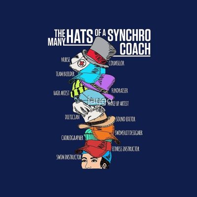 Synchronized Swimming The Many Hats Of A Synchro Coach Tote Bag Official Swimming Gifts Merch