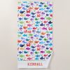 rainbow watercolor fish under the sea kids beach towel r845d40038fe2415699251de1a770add7 eapwm 1000 - Swimming Gifts