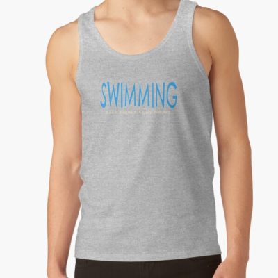 Swimming Like A Sport Only Harder Funny Swimmer Tank Top Official Swimming Gifts Merch