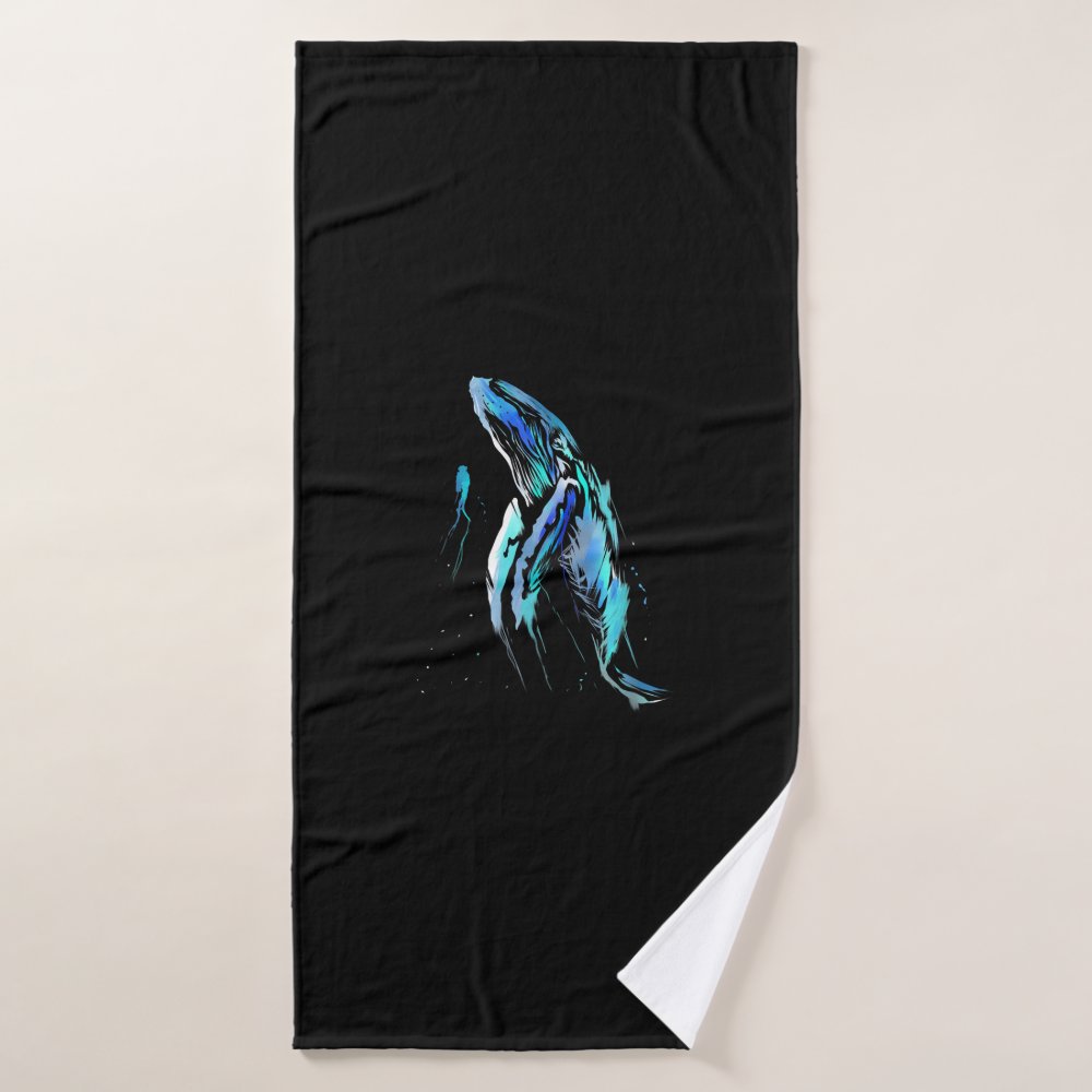 scuba diver humpback whale swimming diving gift bath towel r1f4f16a391644a769b0c2d0ca991672a eza13 1000 - Swimming Gifts