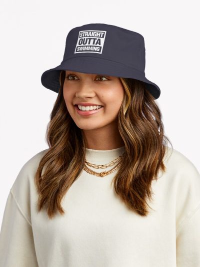 Straight Outta Swimming Bucket Hat Official Swimming Gifts Merch