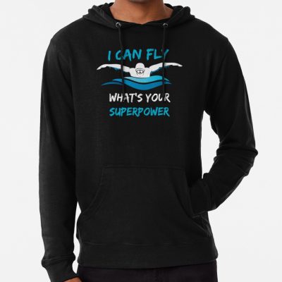 I Can Fly What'S Your Superpower? Swimming T-Shirt Butterfly Hoodie Official Swimming Gifts Merch