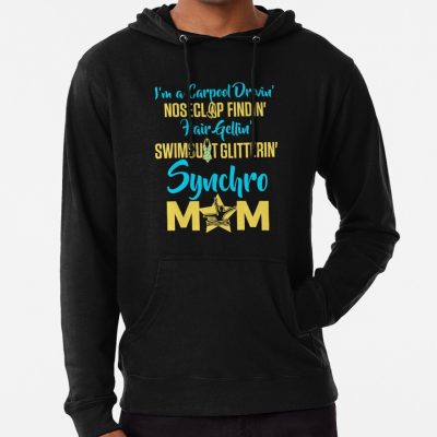 Cute Synchro Mom Synchronized Swimming Design Hoodie Official Swimming Gifts Merch