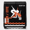 swim dive team personalize team orange drawstring bag rb454e783c23b4b10953403922aad0574 zffcx 1000 - Swimming Gifts
