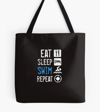 Eat Sleep Swim Repeat-Gift For Swimmers,Funny Gift For Swimming Lovers, Swimming Gift Idea Tote Bag Official Swimming Gifts Merch