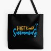 Swimmer Quote|Just Keep Swimming Tote Bag Official Swimming Gifts Merch