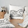  Oxygen Is Overrated- Funny Swimming Pun Gift Throw Pillow Official Swimming Gifts Merch