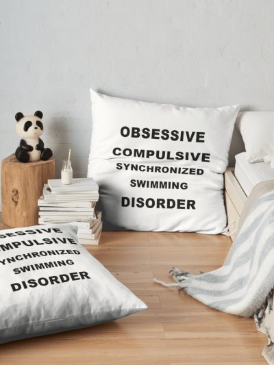 Throw Pillow Official Swimming Gifts Merch