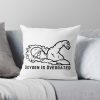 Oxygen Is Overrated- Funny Swimming Pun Gift Throw Pillow Official Swimming Gifts Merch