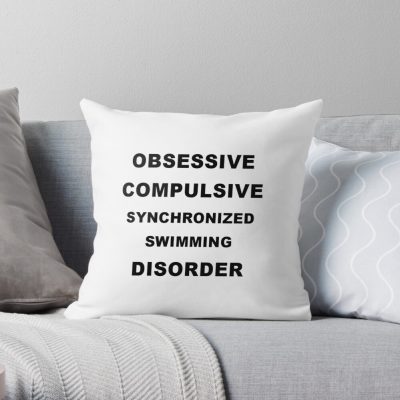 Throw Pillow Official Swimming Gifts Merch