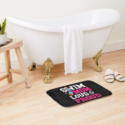 Swimming Mom Bath Mat Official Swimming Gifts Merch