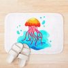 Swimming Jellyfishes Bath Mat Official Swimming Gifts Merch