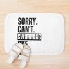 Sorry Can'T Swimming Bye, Funny Swimming Vintage Bath Mat Official Swimming Gifts Merch