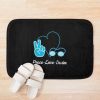 Peace Love Swimming Tie Passion Swimmer Gifts Swimming Summer Trip Design Bath Mat Official Swimming Gifts Merch