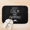 Funny Swimming Quote Swimming Quotes Bath Mat Official Swimming Gifts Merch