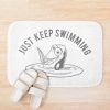 Just Keep Swimming Bath Mat Official Swimming Gifts Merch