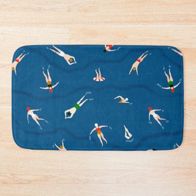 People Swimming Bath Mat Official Swimming Gifts Merch