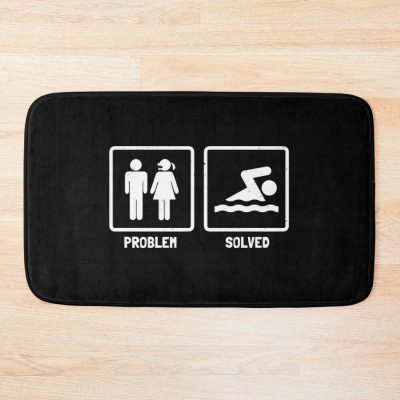 Funny Swimming Quote Swimming Quotes Bath Mat Official Swimming Gifts Merch