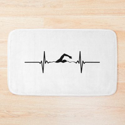 Funny Swimming Quote Swimming Quotes Bath Mat Official Swimming Gifts Merch