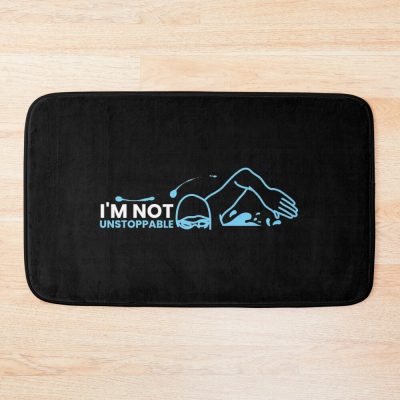 Funny Swimming Quote Swimming Quotes Bath Mat Official Swimming Gifts Merch