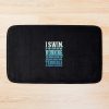 Blue Swimming Quote! 	 Idea For Swimmer Bath Mat Official Swimming Gifts Merch