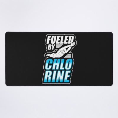 Swimming Pool Sports Fueled Chlorine Mouse Pad Official Swimming Gifts Merch