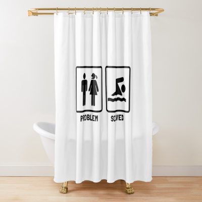 Funny Swimming Quote Swimming Quotes Shower Curtain Official Swimming Gifts Merch