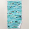 watercolor sea turtles ocean swim beach towel r4f014b3ce49740609cc50b35b98ed4b0 eapwm 1000 - Swimming Gifts