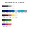 tank top color chart - Swimming Gifts